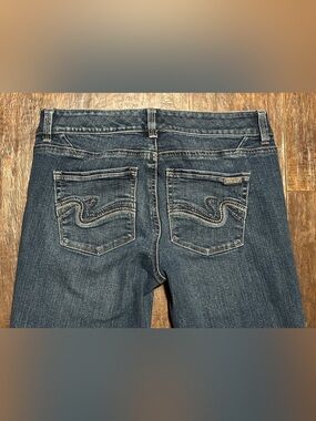 WHBM Blanc Crop Leg Denim Jeans Embellished Pockets Women’s 2